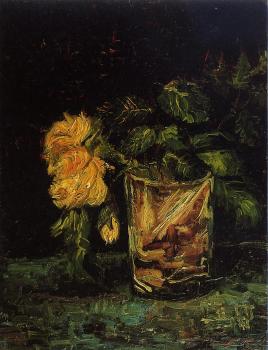 Glass with Roses II